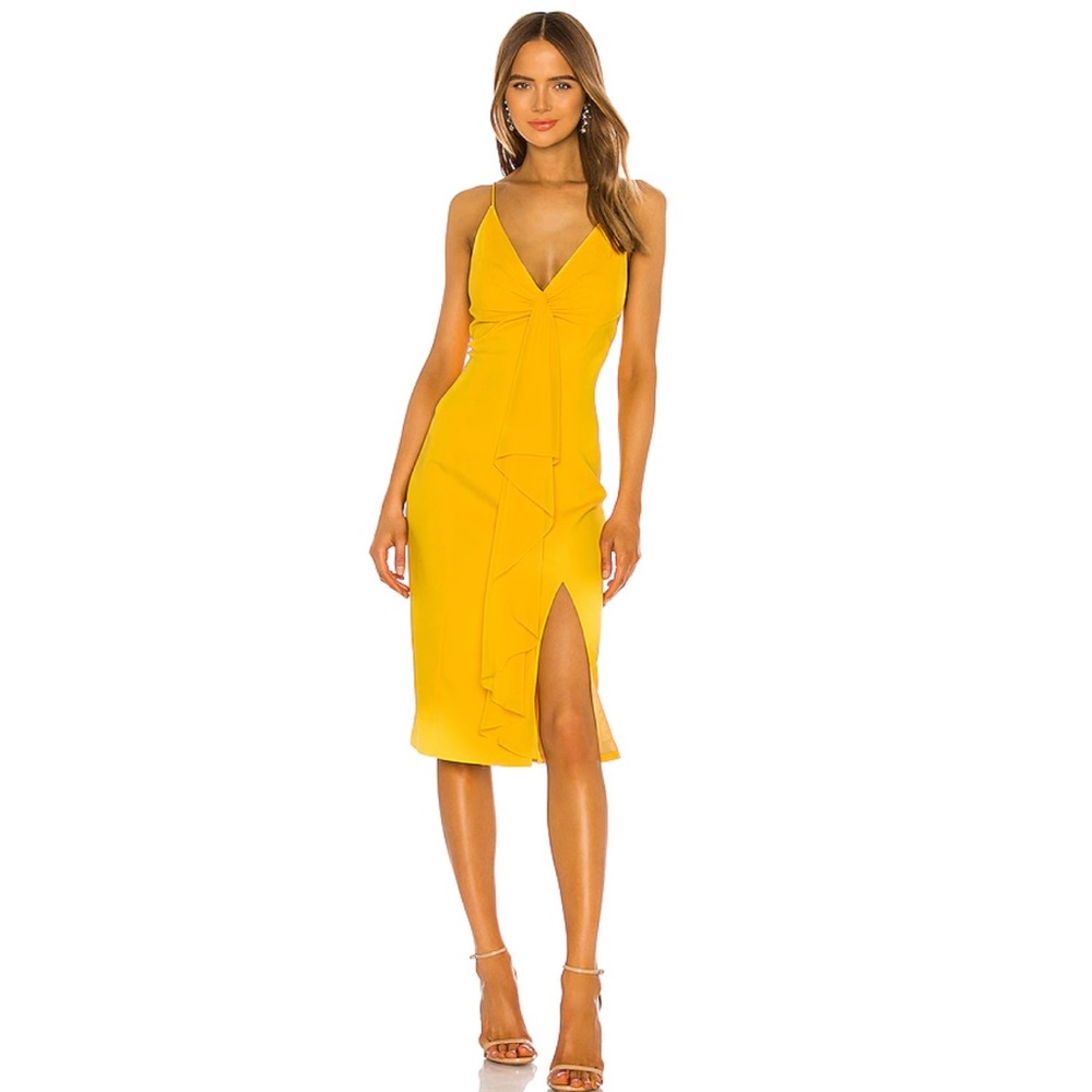 Jay Godfrey Carlo Dress in Sunflower